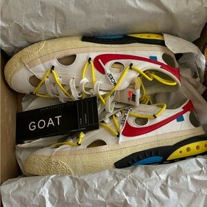 Nike Men's Shoes - Red, Yellow, Blue, Black, White